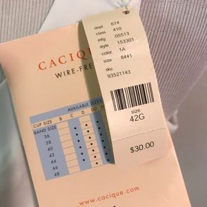 Cacique Intimates & Sleepwear - New w/tags Cacique plus Size Bra Cacique Intimates & Sleepwear - New w/tags Cacique plus Size Bra